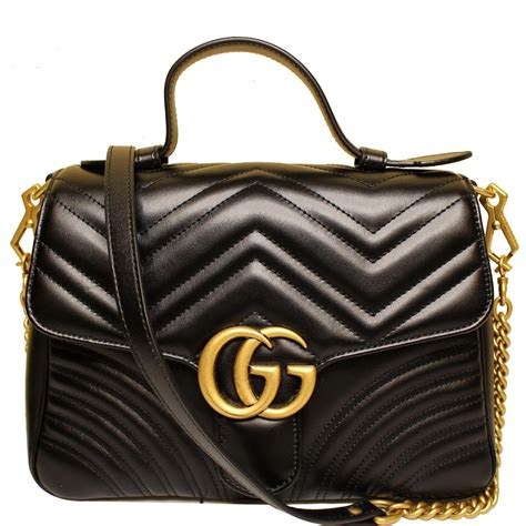 chateau marmont gucci black|Gucci Marmont small shoulder bag.